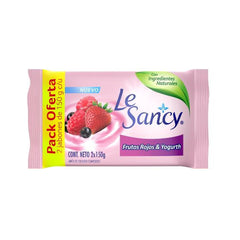 Le Sancy Pack Jabón Barra Frutos Rojos y Yoghurt