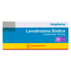 Levotiroxina Comprimidos 125mcg