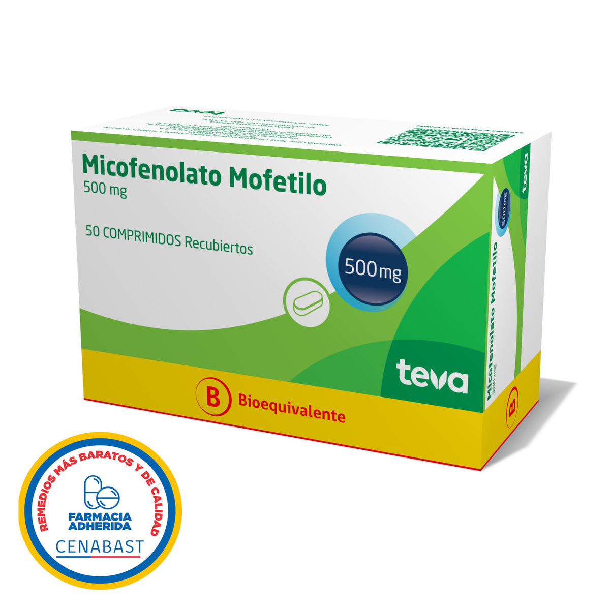 Micofenolato Comprimidos Recubiertos 500mg Producto Cenabast