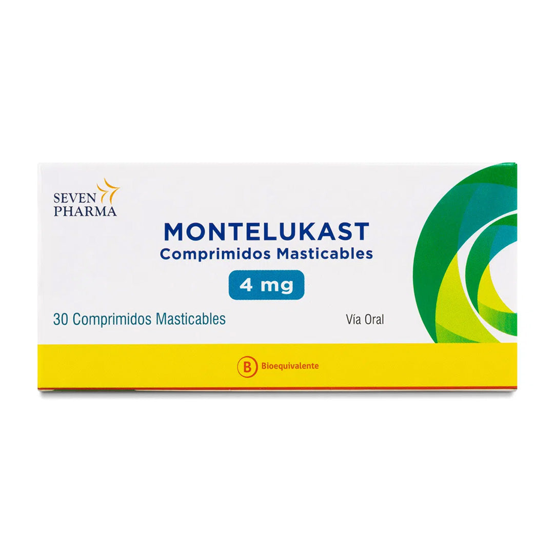 Montelukast Comprimidos Masticables 4mg