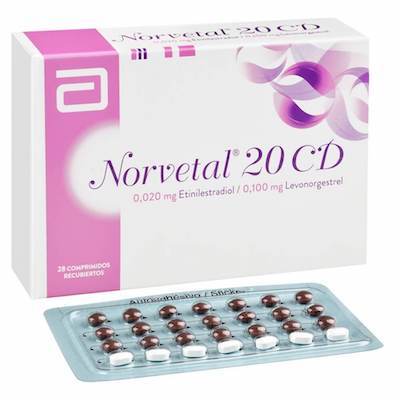 Norvetal 20 CD Comprimidos Recubiertos