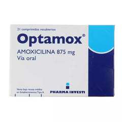 Optamox Comprimidos Recubiertos 875mg