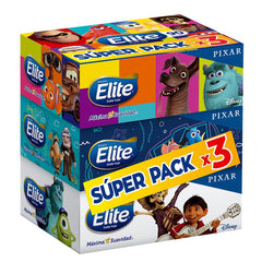Elite Pack Caja Pañuelos Desechables Diseño Pixar