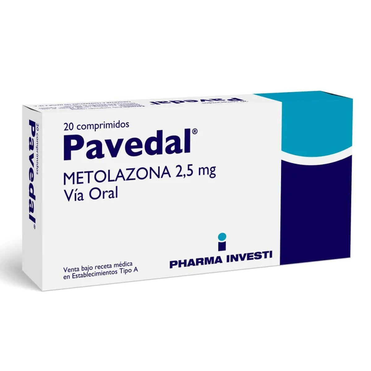 Pavedal Comprimidos 2,5mg