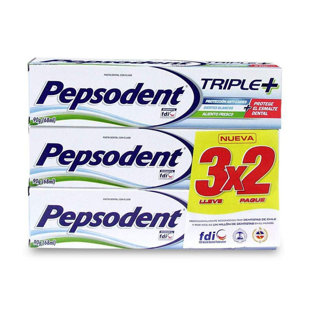 Pepsodent Pack Pasta Dental Triple+