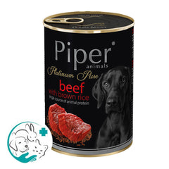Piper Alimento Hémedo Perro Sabor Carne y Arroz Integral