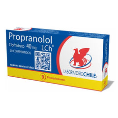 Propranolol Comprimidos 40mg