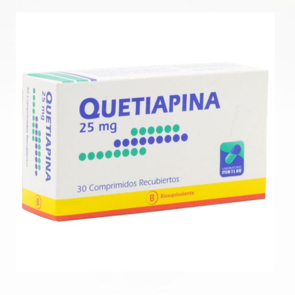 Quetiapina Comprimidos Recubiertos 25mg