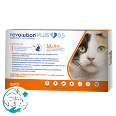 Revolution Plus 0,5 Gatos 2,5 a 5 kg