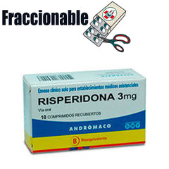 Risperidona 3mg x 1 Comprimido Recubierto