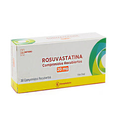 Rosuvastatina Comprimidos Recubiertos 20mg