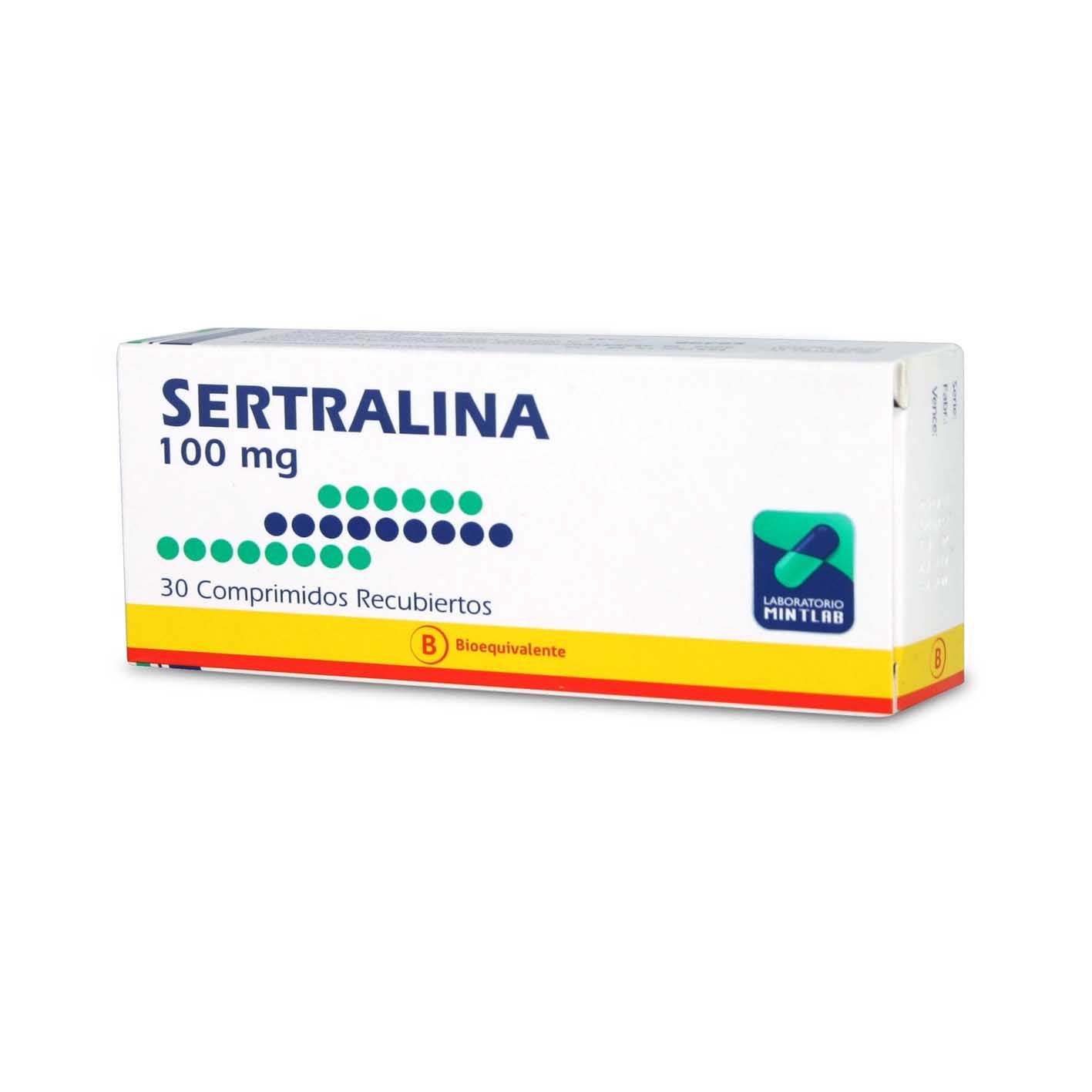 Sertralina Comprimidos Recubiertos 100mg