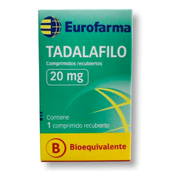 Tadalafilo Comprimidos Recubiertos 20mg