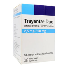 Trayenta Duo Comprimidos Recubiertos 2,5mg/850mg