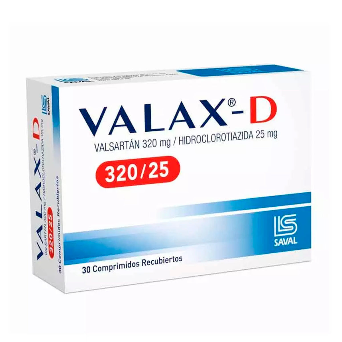 Valax-D Comprimidos Recubiertos 320/25
