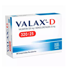 Valax-D Comprimidos Recubiertos 320/25