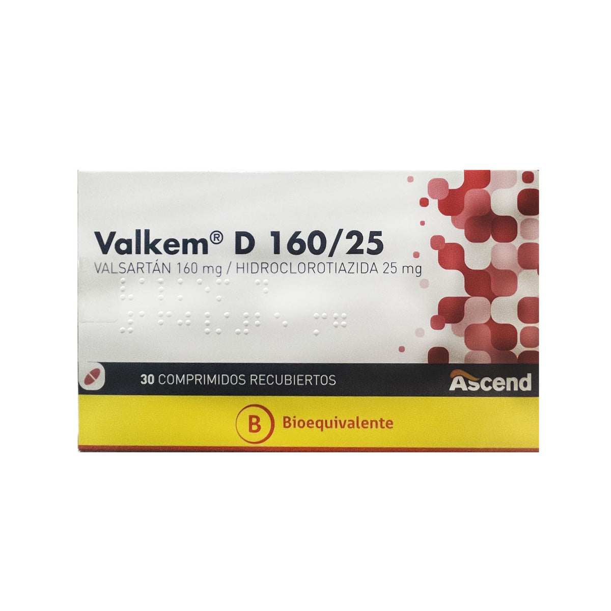 Valkem-D Comprimidos Recubiertos 160/25