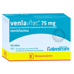 Venlavitae Cápsulas con Comprimidos Recubiertos de Liberación Prolongada 75mg