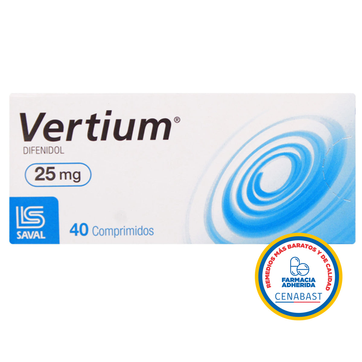 Vertium Comprimidos 25mg Producto Cenabast