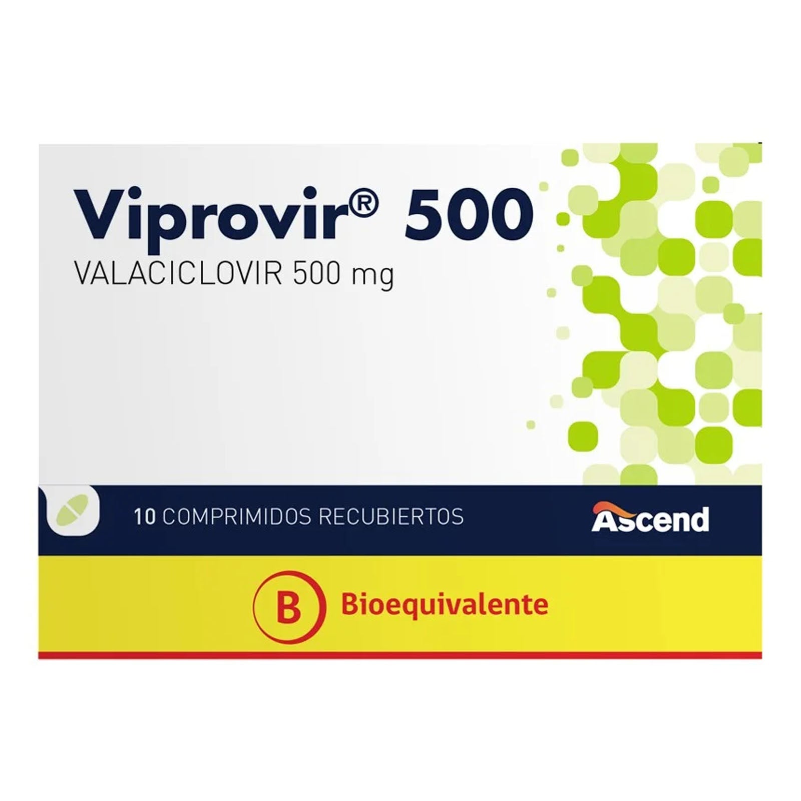 Viprovir Comprimidos Recubiertos 500mg