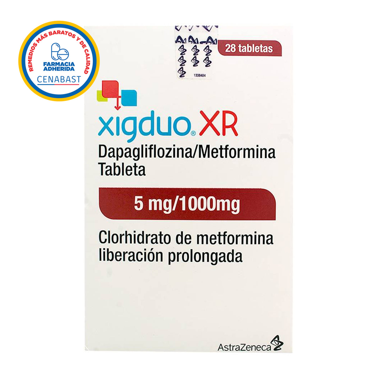 Xigduo XR Comprimidos 5/1000 Producto Cenabast