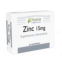 Zinc Comprimidos 15mg